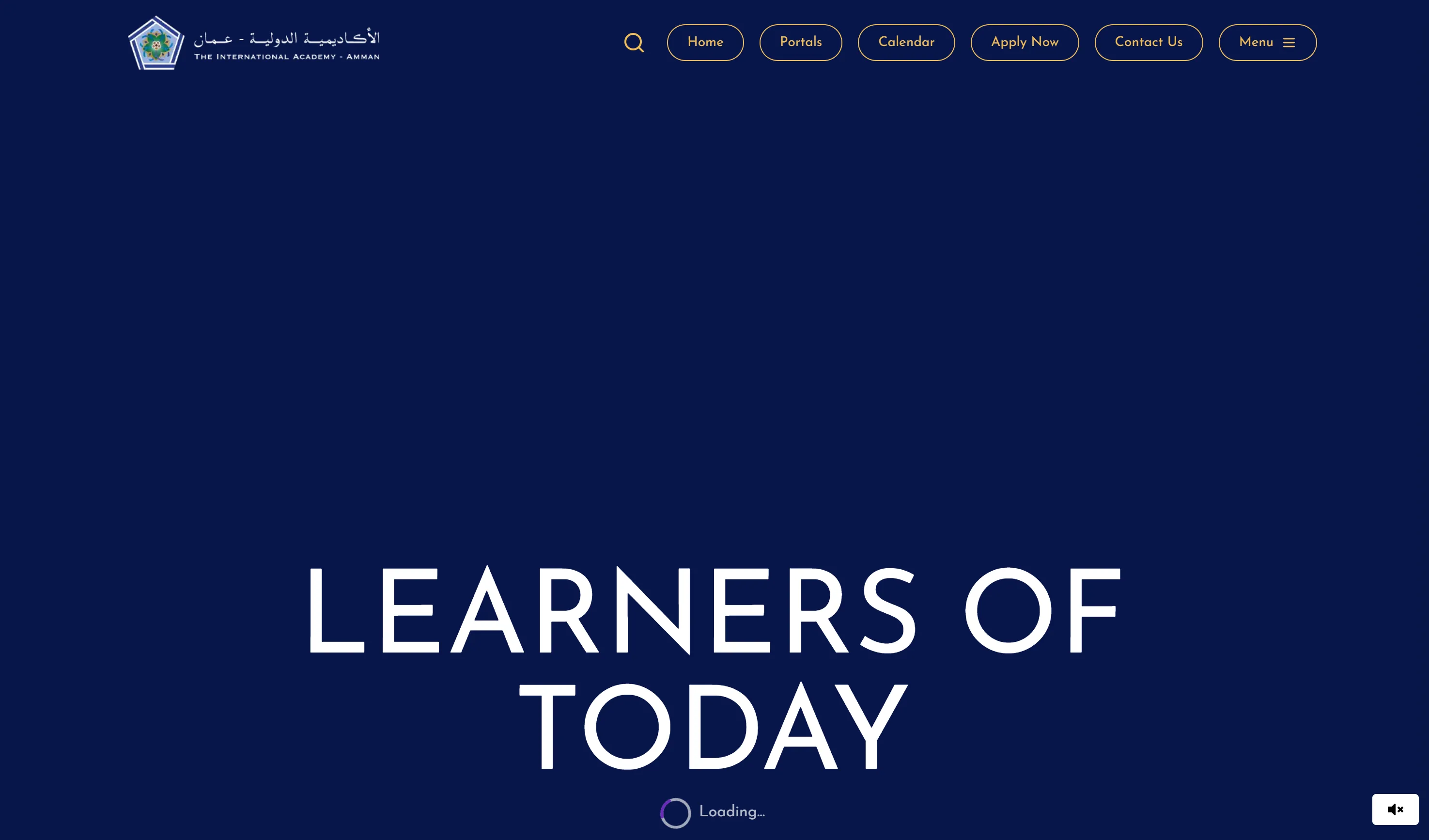 The International Academy Amman branding and website design